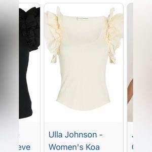 Ulla Johnson cream Koa top M